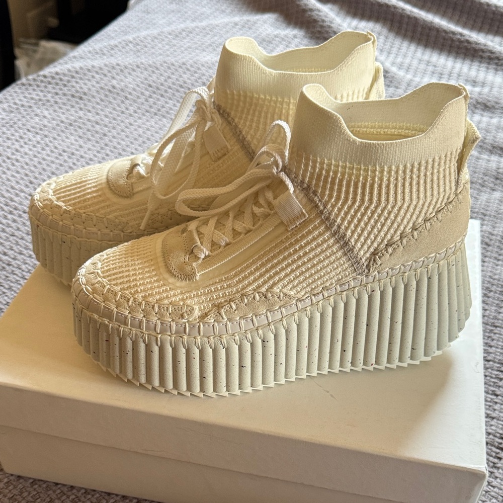 Chloe Nama Wedge Sneakers